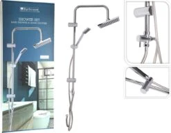 Bathroom Solutions Regendouche Set MET Handdouche 150cm -Huishoudelijke Artikelen Verkoop 1200x935