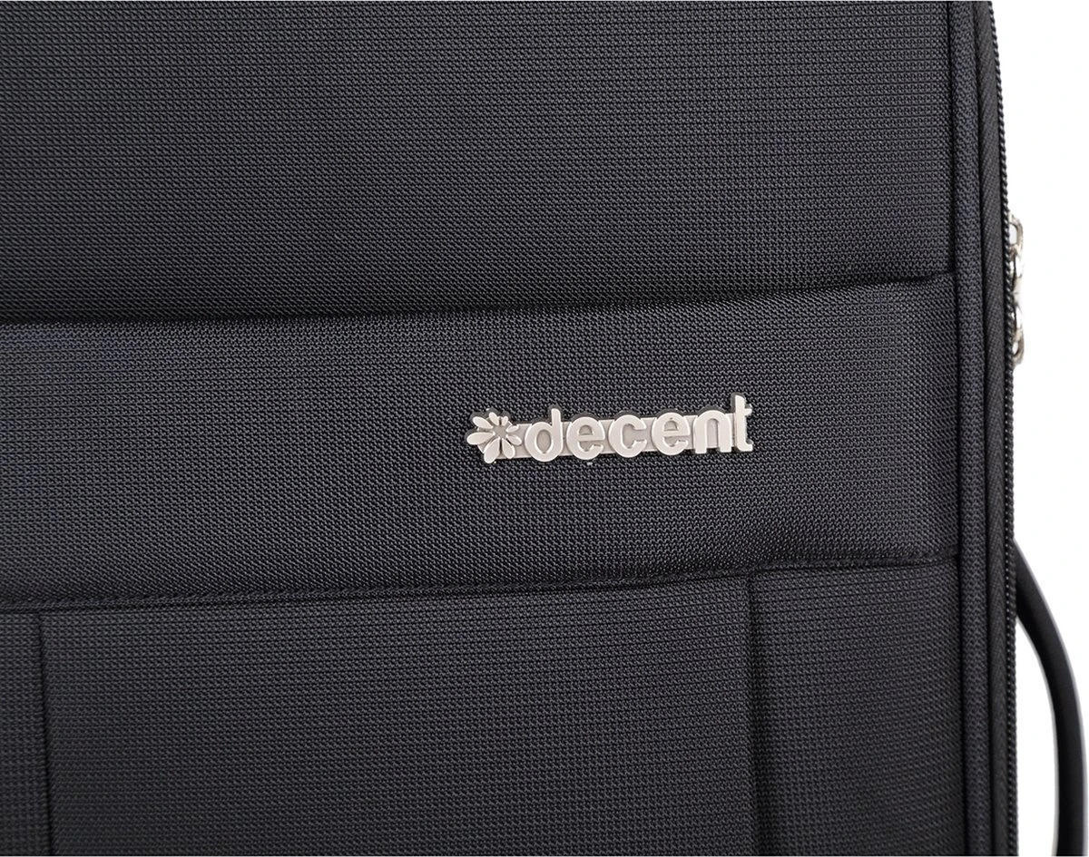 Decent D-Upright Large Koffer - 76 Cm Expandable - TSA Slot - Zwart 13 Decent D-Upright Large Koffer - 76 Cm Expandable - TSA Slot - Zwart - Afbeelding 11