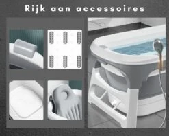Livista® - Opvouwbaar Bad - Stoombad Grijs - Zitbad - Inklapbaar - Bath Bucket - 152 CM LANG - XL - Incl. Rugkussen, Stoommachine En Bad Accessoires -Huishoudelijke Artikelen Verkoop 1200x960 2