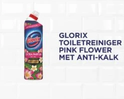Glorix WC Powergel Toiletreiniger Pink Flower - 6 X 750 Ml - Voordeelverpakking -Huishoudelijke Artikelen Verkoop 1200x961 1
