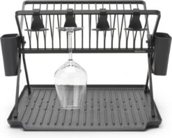 Brabantia SinkSide Afdruiprek - Inklapbaar - Dark Grey -Huishoudelijke Artikelen Verkoop 1200x969