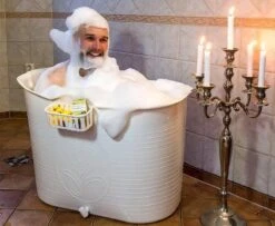 Zitbad Voor Volwassenen - Bath Bucket - Wit - 200L -Huishoudelijke Artikelen Verkoop 1200x988 2