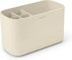 Brabantia ReNew Tandenborstelhouder - 11 X 19,6 X 9,9 Cm - Soft Beige -Huishoudelijke Artikelen Verkoop 1200x996