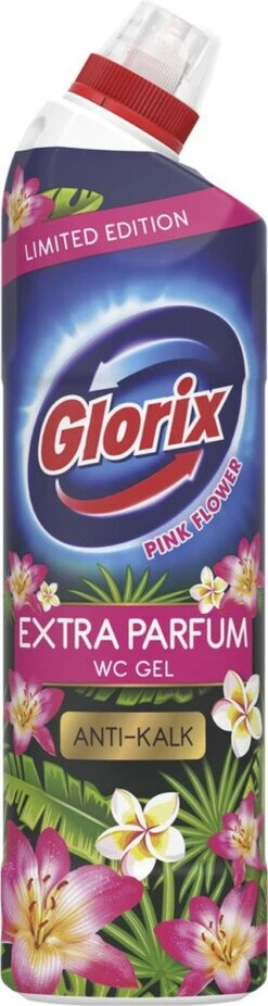 Glorix WC Powergel Toiletreiniger Pink Flower - 6 X 750 Ml - Voordeelverpakking -Huishoudelijke Artikelen Verkoop 320x1200 1