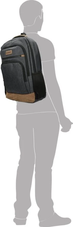 Enrico Benetti München 62120 Laptop Rugzak 17" - Grijs -Huishoudelijke Artikelen Verkoop 386x1200