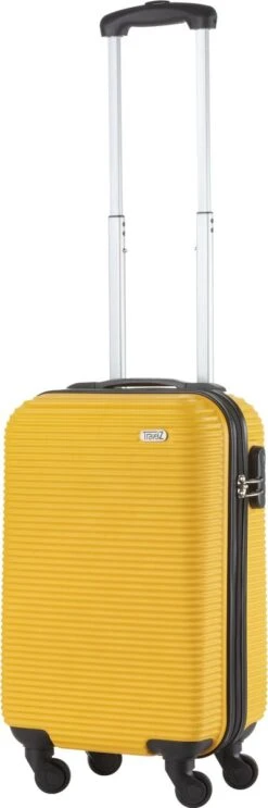 TravelZ Horizon Handbagagekoffer - 54cm Handbagage Trolley Met Gevoerde Binnenkant - Geel -Huishoudelijke Artikelen Verkoop 399x1200 1