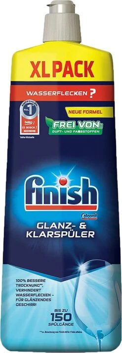 Finish Zout Vaatwaszout 3 X 1,2kg & Glansspoelmiddel 2 X 750ml -Huishoudelijke Artikelen Verkoop 417x1200