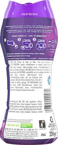 Lenor Amethist En Bloemen - In-Wash Geurbooster - Voordeelverpakking 6 X 16 Wasbeurten -Huishoudelijke Artikelen Verkoop 479x1200 1