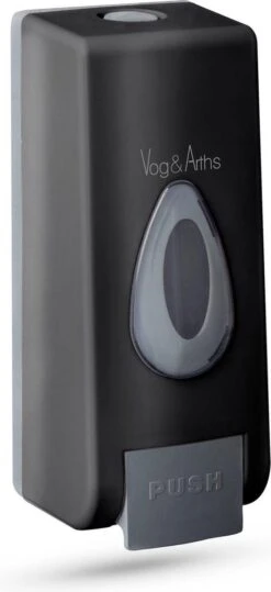 Vog&Arths - Zeepdispenser Wandmontage - Hangend Zeeppompje Muur - Zwart - Mechanische Zeep Pomp - 350ML - Zonder Batterijen! -Huishoudelijke Artikelen Verkoop 550x1200