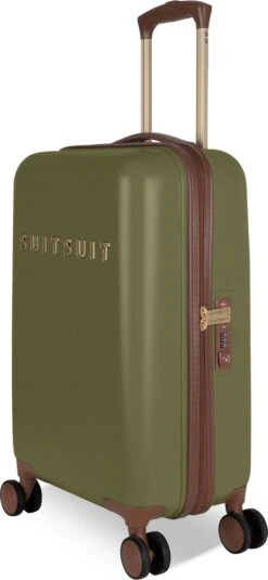 SUITSUIT - Fab Seventies - Martini Olive - Handbagage (55 Cm) -Huishoudelijke Artikelen Verkoop 554x1200 1