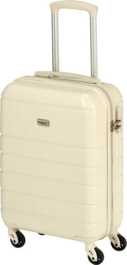 Princess Traveller Florence - Handbagagekoffer Met Strap - Crème - S - 55cm -Huishoudelijke Artikelen Verkoop 576x1200 2