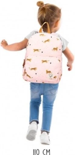 Kidzroom Hug Me - Rugzak - 2 T/m 6 Jaar - Roze - Luipaard -Huishoudelijke Artikelen Verkoop 583x1200
