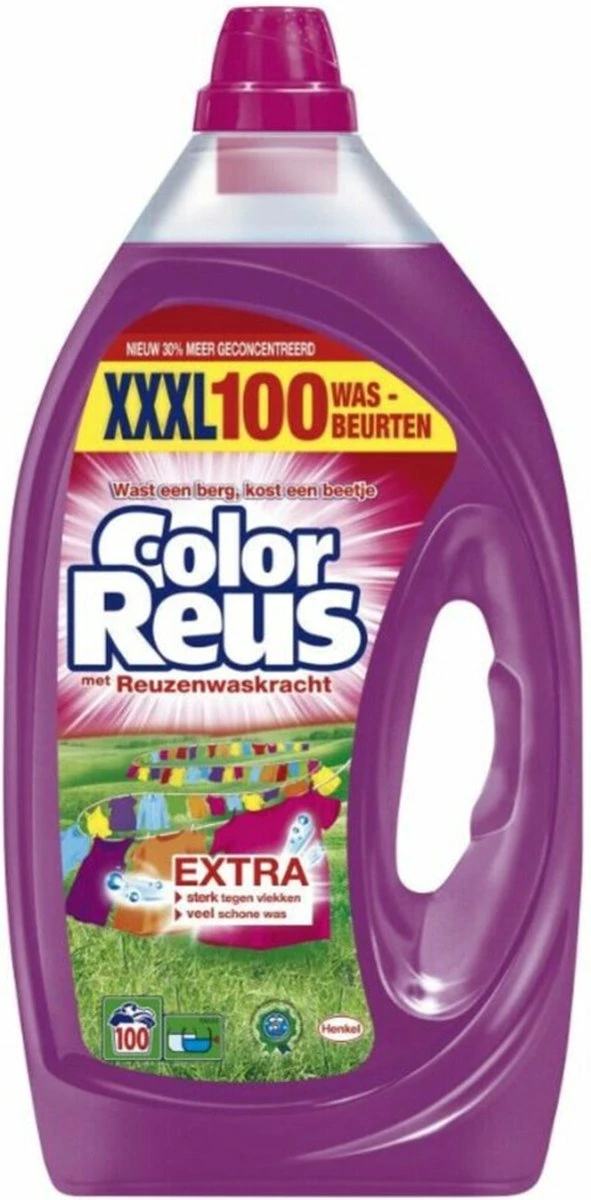 2x Witte Reus Vloeibaar Wasmiddel Color Reus 5 Liter 3 2x Witte Reus Vloeibaar Wasmiddel Color Reus 5 Liter