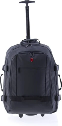 Gladiator Polar Handbagage Laptop Rugzak Trolley - 55 Cm - 14 Inch - Zwart -Huishoudelijke Artikelen Verkoop 598x1200