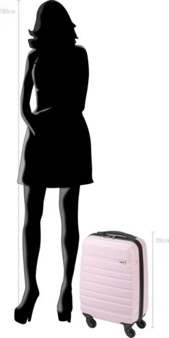 Princess Traveller Singapore Handbagage Koffer 55 Cm - Lilac -Huishoudelijke Artikelen Verkoop 600x1200 1