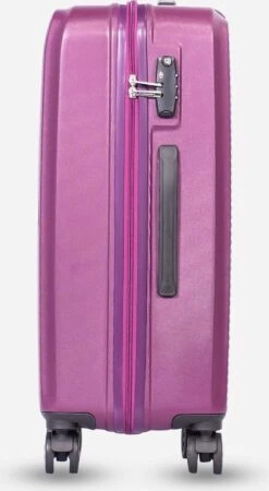 ©TROLLEYZ - Ibiza No.3 - Reiskoffer 69cm Met TSA Slot - Dubbele Wielen - 360° Spinners - 100% ABS - Reiskoffer In Dazzling Purple -Huishoudelijke Artikelen Verkoop 659x1200