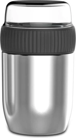 Coninx Thermos Lunchbox - Muesli Beker To Go - Isoleer Lunchpot - Yoghurtbeker To Go - Mueslibeker 840ml (600ml+240ml) - RVS -Huishoudelijke Artikelen Verkoop 660x1200