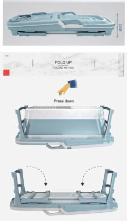 Foresta Opvouwbaar Bad Voor Volwassenen - 150cm - Bath Bucket - Blauw -Huishoudelijke Artikelen Verkoop 687x1200