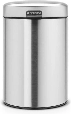 Brabantia NewIcon Wandprullenbak - 3 L - Matt Black -Huishoudelijke Artikelen Verkoop 743x1200