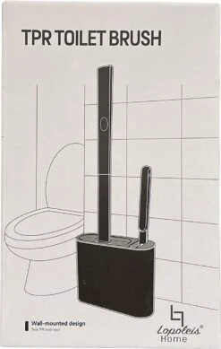 Lopoleis WC Borstel – Toiletborstel – Gesloten Bodem – WC Borstel Met Randreiniger – Siliconen – Grijs – WC Borstel Met Houder – Vrijstaand – Hangend – WC Borstel En Houder -Huishoudelijke Artikelen Verkoop 761x1200