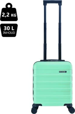 CabinMax Handbagage Koffer - Trolley 30L - Harde Reiskoffer - 45x36x20cm - Lichtgewicht - Groot Capaciteit - Mint Green -Huishoudelijke Artikelen Verkoop 785x1200 2