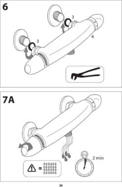 SCHÜTTE London Thermostatische Douchekraan - Hartafstand 150 Mm - Zwart Mat -Huishoudelijke Artikelen Verkoop 785x1200