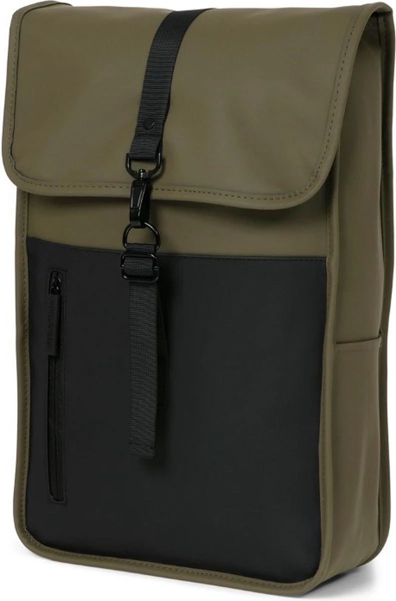 Norländer Dull PU Duo Rugtas - Met Laptopvak - Groen/Zwart 3 Norländer Dull PU Duo Rugtas - Met Laptopvak - Groen/Zwart