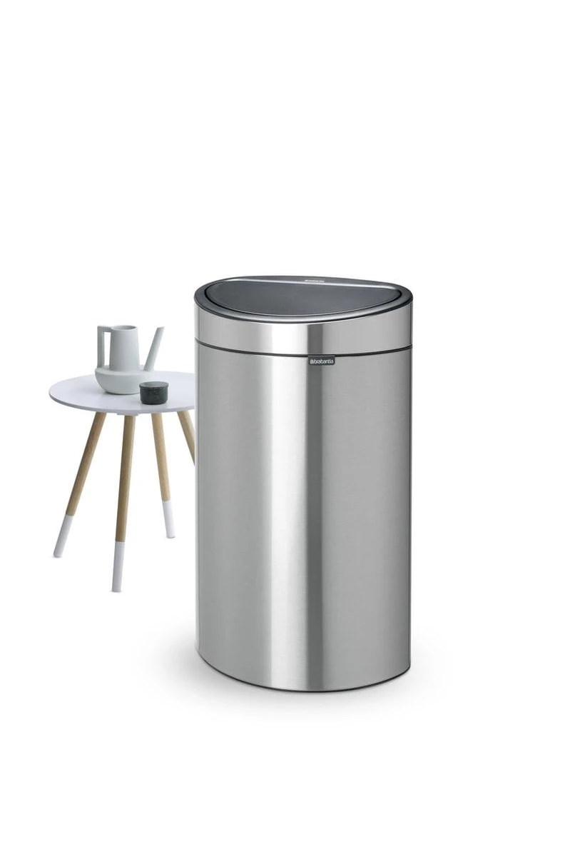 Brabantia Touch Bin Prullenbak - 40 L - Matt Steel Fingerprint Proof 17 Brabantia Touch Bin Prullenbak - 40 L - Matt Steel Fingerprint Proof - Afbeelding 15