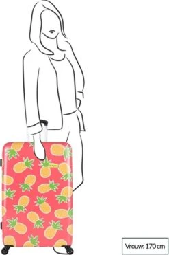 BHPPY - Pretty Pineapple - Reiskoffer (76 Cm) 17 BHPPY - Pretty Pineapple - Reiskoffer (76 Cm) -Huishoudelijke Artikelen Verkoop 800x1200 42