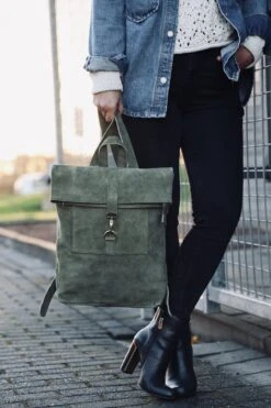 Beocca - Leren Rugzak Cleo Groen - 14" Laptoptas 18 Beocca - Leren Rugzak Cleo Groen - 14" Laptoptas -Huishoudelijke Artikelen Verkoop 800x1200 48