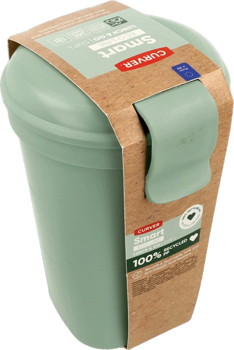 Curver Lunch & Go Beker - Magnetronbestendig - Lunchbeker – Muesli Beker - Soepbeker - Yoghurt Beker To Go – LunchBox - KoffieBeker - Salade Lunchbox - 0,6l – Groen 9 Curver Lunch & Go Beker - Magnetronbestendig - Lunchbeker – Muesli Beker - Soepbeker - Yoghurt Beker To Go – LunchBox - KoffieBeker - Salade Lunchbox - 0,6l – Groen - Afbeelding 7