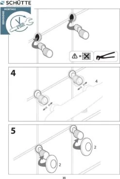 SCHÜTTE London Thermostatische Douchekraan - Hartafstand 150 Mm - Zwart Mat -Huishoudelijke Artikelen Verkoop 805x1200