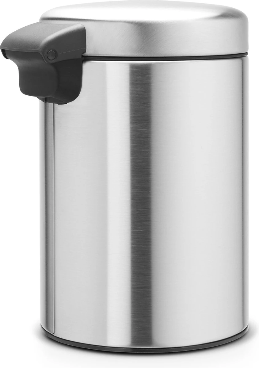 Brabantia NewIcon Wandprullenbak - 3 L - Matt Steel 4 Brabantia NewIcon Wandprullenbak - 3 L - Matt Steel - Afbeelding 2