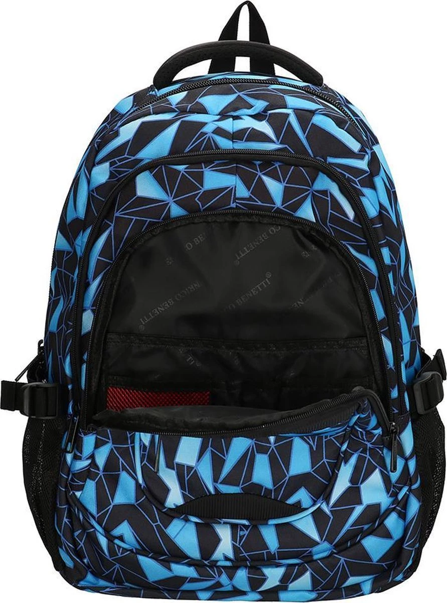 Enrico Benetti Santa Cruz Laptop Rugzak - Zwart/Aqua 10 Enrico Benetti Santa Cruz Laptop Rugzak - Zwart/Aqua - Afbeelding 8