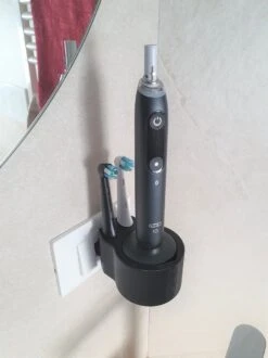 Oral-B IO Series 7 8 9 Elektrische Tandenborstelhouder- Opzetborstelhouder - Kabelloos Opladen - Badkamer Accessoires - Zonder Boren - Zwart -Huishoudelijke Artikelen Verkoop 899x1200