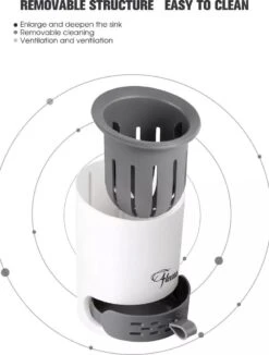 Fleau Luxe WC Borstel Met Houder - Siliconen Toiletborstel - Hygiënisch & Antibacterieel - Vrijstaand Of Hangend - Wit -Huishoudelijke Artikelen Verkoop 910x1200