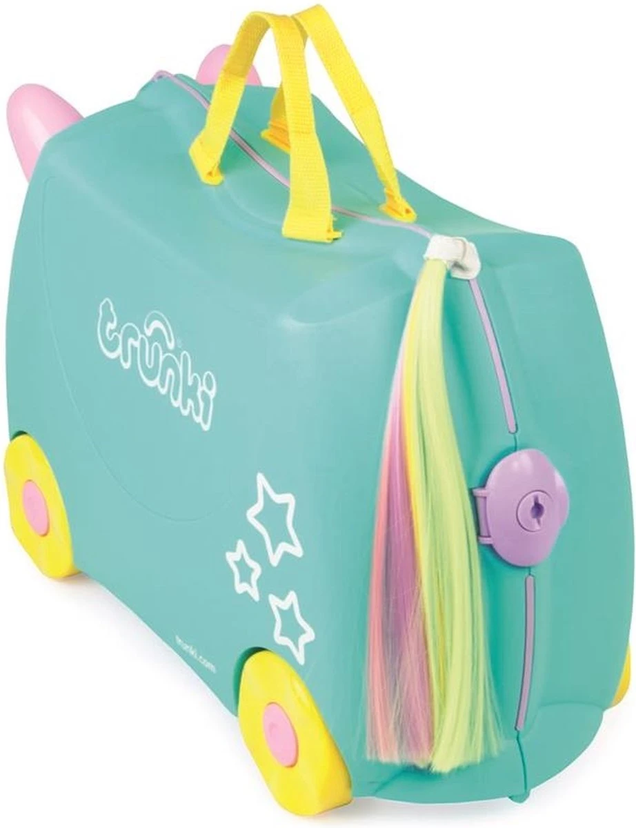Trunki Ride-On Handbagage Koffer 46 Cm - Eenhoorn 13 Trunki Ride-On Handbagage Koffer 46 Cm - Eenhoorn - Afbeelding 11