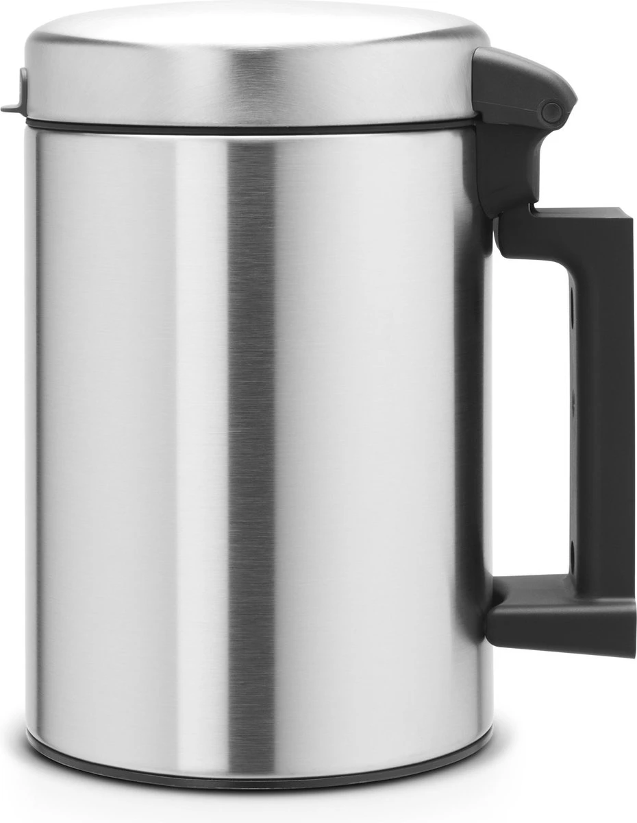 Brabantia NewIcon Wandprullenbak - 3 L - Matt Steel 7 Brabantia NewIcon Wandprullenbak - 3 L - Matt Steel - Afbeelding 5