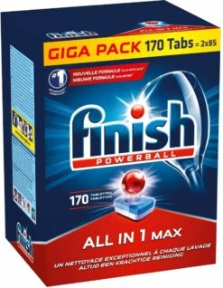 Finish All In 1 Max Regular - Vaatwastabletten - 170 Stuks - Voordeelpak -Huishoudelijke Artikelen Verkoop 931x1200