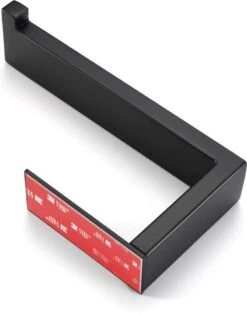 DesignX 3M™ Toiletrolhouder Zonder Boren Zwart Zelfklevend - WC Rolhouder - Matte - Papier - Houder - Incl. 3M Plakstrip -Huishoudelijke Artikelen Verkoop 944x1200