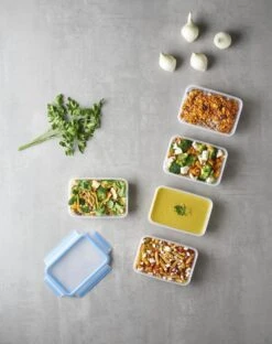 Tefal MasterSeal Fresh Mealprep Set - 5 X 800ml - Blauw -Huishoudelijke Artikelen Verkoop 950x1200
