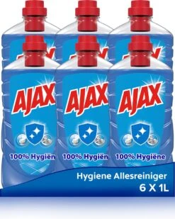 Ajax® Ajax Allesreiniger 100% Hygiene 6 X 1L - Voordeelverpakking