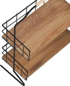 Metalen Keuken Etagere 2 Laags Van Naturn Living | Keuken Opbergrek | Kruidenpotjes Rek | Kruiden Organizer | Keuken Rek Specerijen | Mat Zwart -Huishoudelijke Artikelen Verkoop 978x1200 1